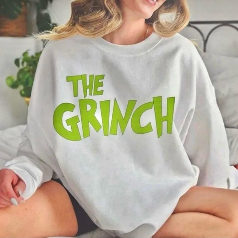 NFL White Sweatshirt The Grinch